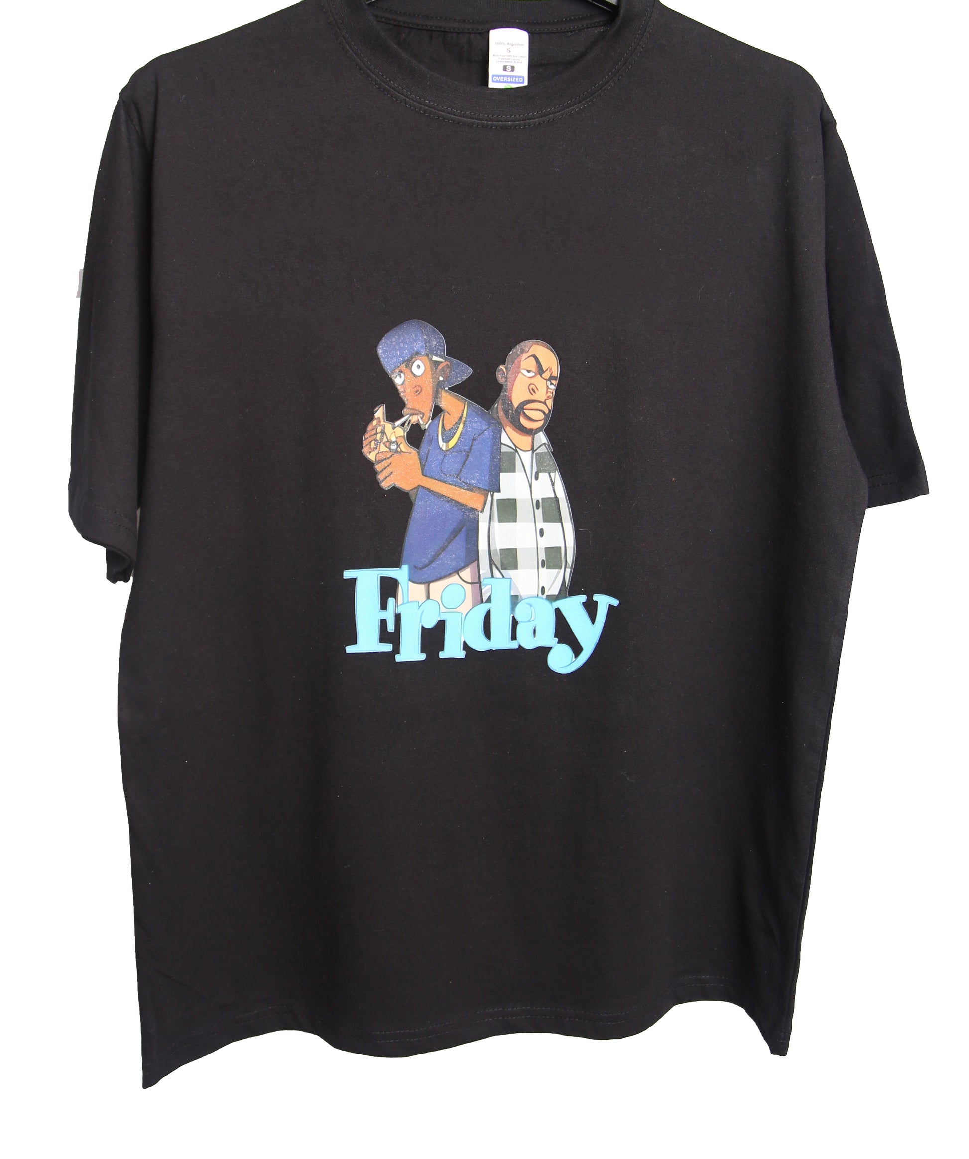 Black - Small oversized t-shirt - Friday the movie design