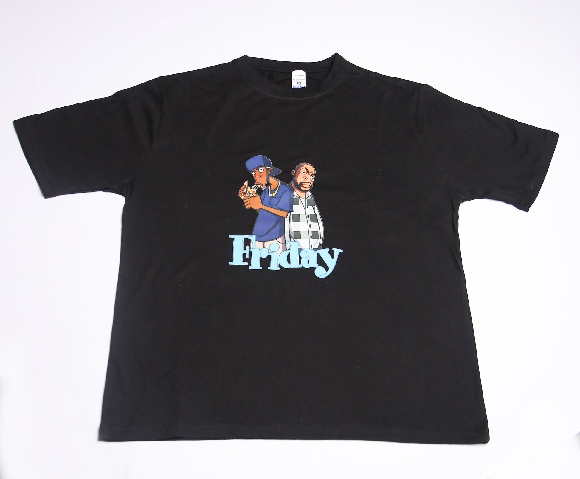 Black - Small oversized t-shirt - Friday the movie design